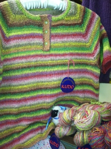 Sweater made from Kudo yarn.